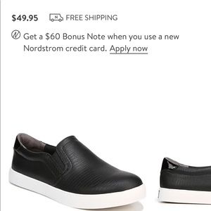 Dr scholls black slip on madison sneaker